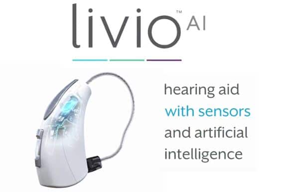 Starkey Livio AI Hearing Aid with Integrated Sensors and Artificial Intelligence